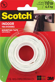 [2120001339]  NR CINTA MONTAJE 13393 SCOTCH 3M INTERIORES 25.4 MM X 1.27MM VERDE 4.5kg/1m Q3M114 CARGA 28 kg/M DOBLE CARA